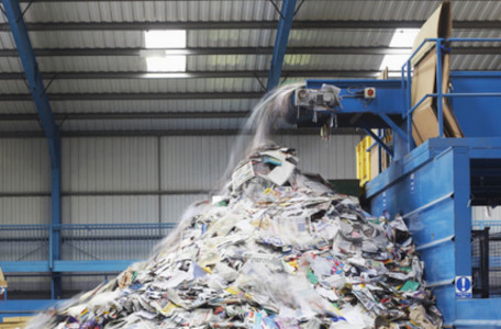 Picture of a load of waste paper
